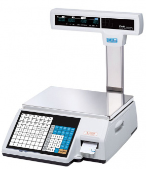 Весы с печатью этикеток CAS CL5000J